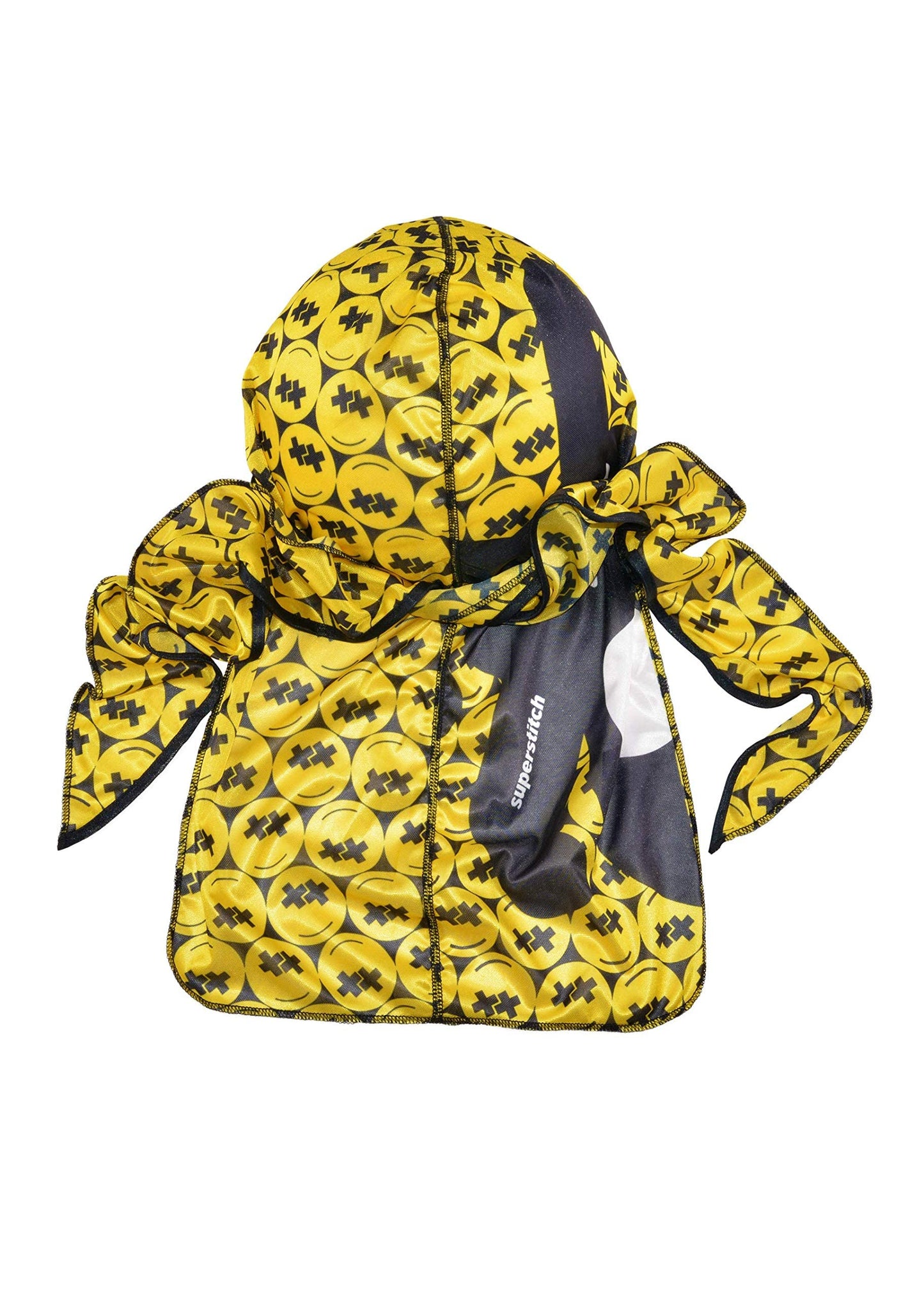 Superstitch Supersilky Ultra Silky Durag x Wavebuilder | 30+ Styles Premium Designer Durags for Men | 360 Waves |Camo Camouflage (Five Star)