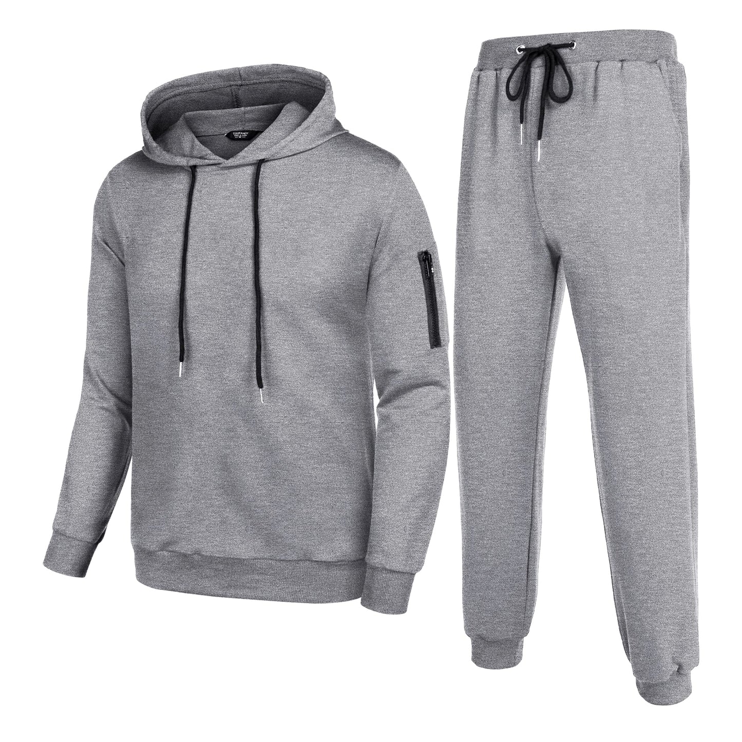COOFANDY Men's Tracksuit 2 Piece Hooded Athletic Sweatsuits Casual Running Jogging Sport Suit Sets