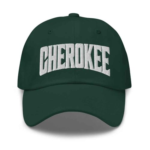 Cherokee Baseball Cap Cherokee Dad Hat North Carolina NC Hat Embroidered Souvenir