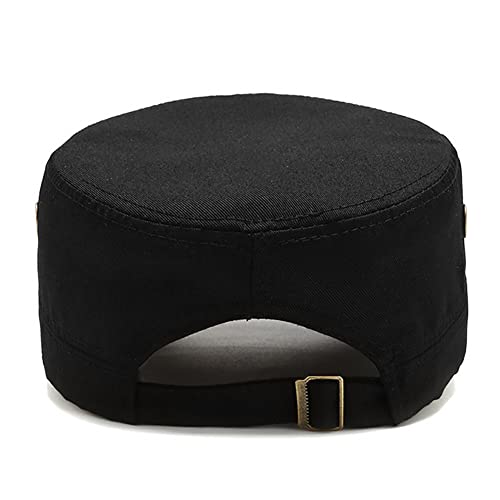 XYIYI Unisex Cotton Basic Cadet Army Cap Everyday Military Style Hat
