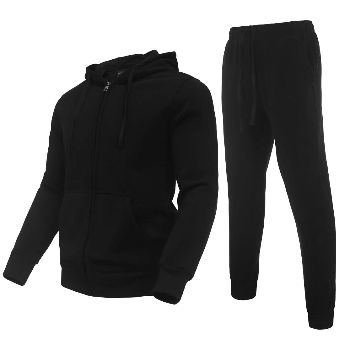 AKsit Men's Sweatsuit 2 Piece Hoodie Tracksuit Set Fashion Activewear Set