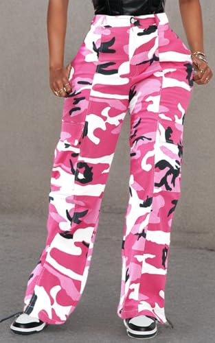 BEJONS Women’s Relaxed Fit All Day High Waist Cargo Pants