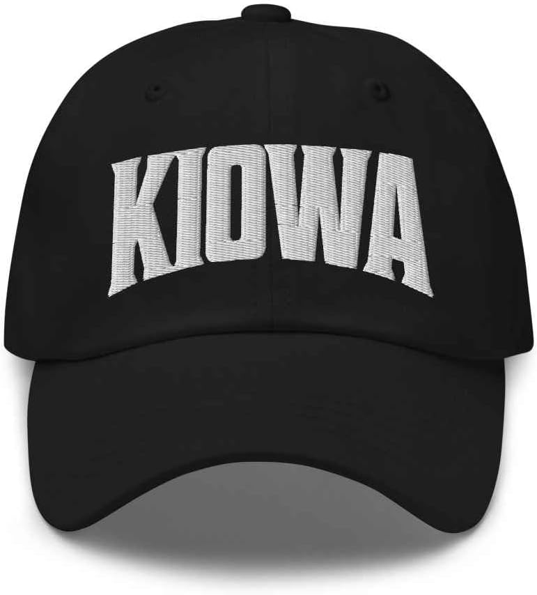 Kiowa Baseball Cap Kiowa Dad Hat Colorado CO Hat Embroidered Souvenir