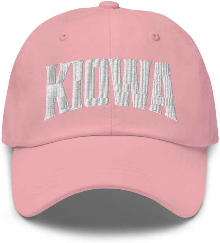 Kiowa Baseball Cap Kiowa Dad Hat Colorado CO Hat Embroidered Souvenir