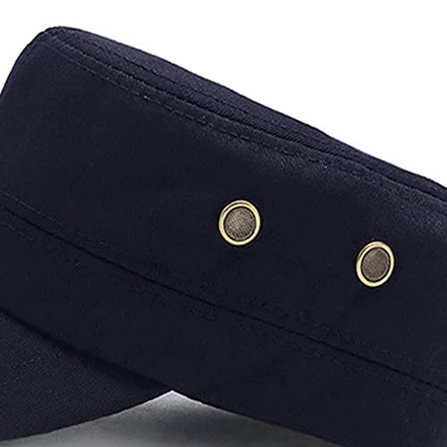 XYIYI Unisex Cotton Basic Cadet Army Cap Everyday Military Style Hat