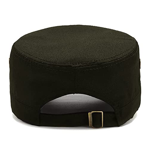 XYIYI Unisex Cotton Basic Cadet Army Cap Everyday Military Style Hat