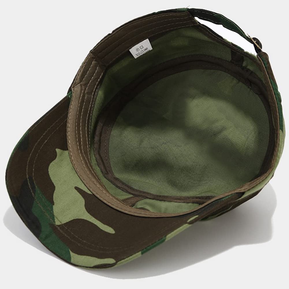 XYIYI Unisex Cotton Basic Cadet Army Cap Everyday Military Style Hat