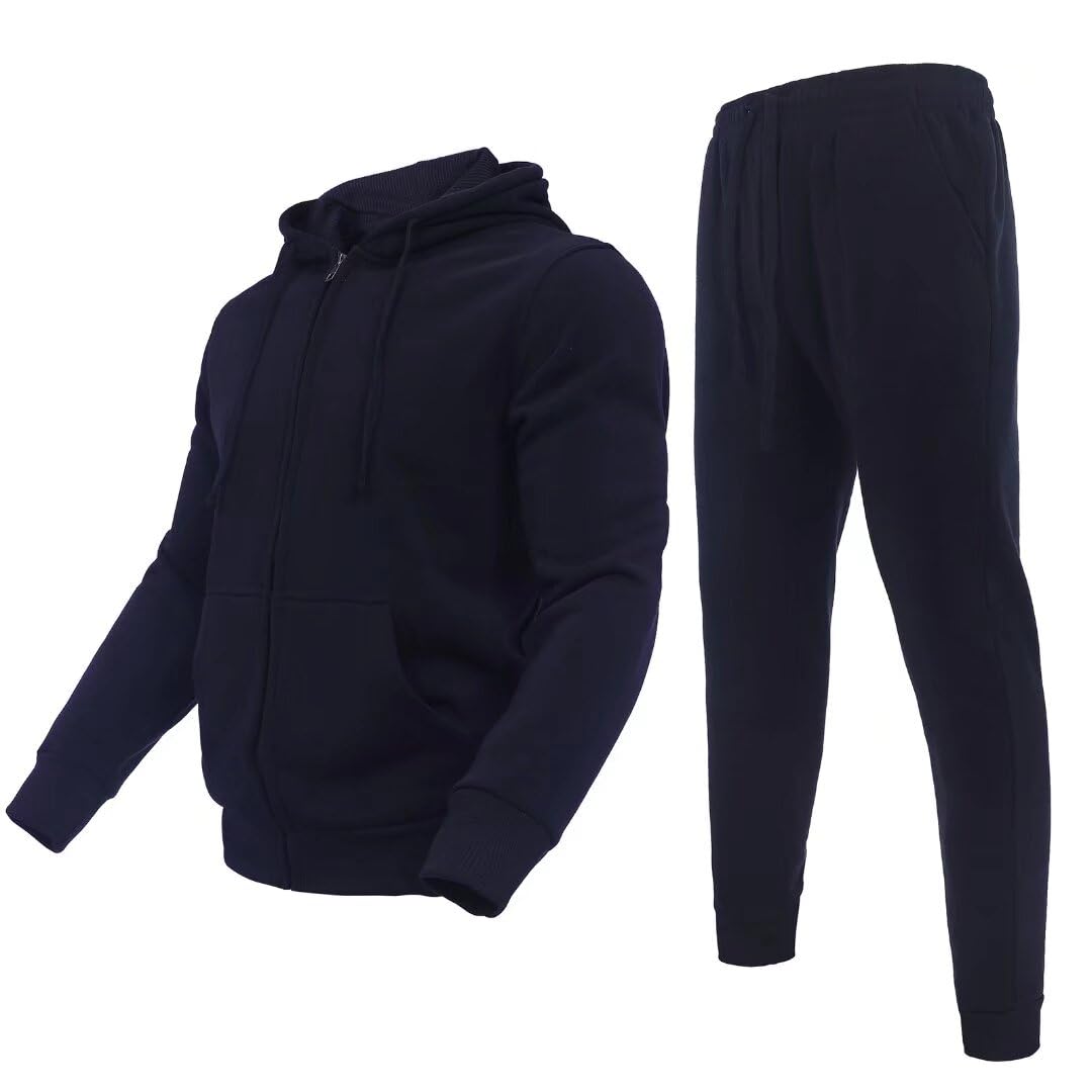 AKsit Men's Sweatsuit 2 Piece Hoodie Tracksuit Set Fashion Activewear Set