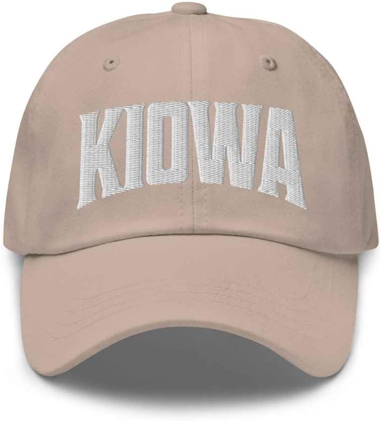 Kiowa Baseball Cap Kiowa Dad Hat Colorado CO Hat Embroidered Souvenir