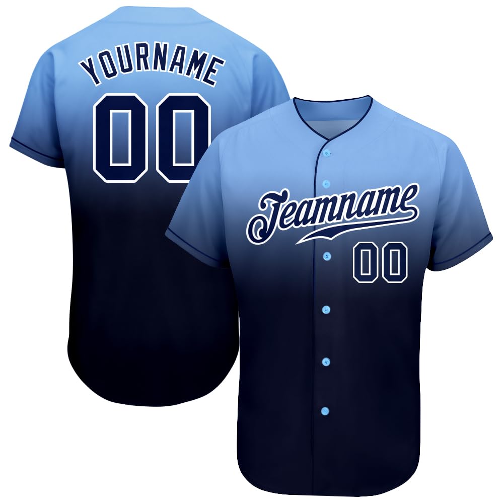 Custom Baseball Jerseys Men Women Youth Boys Personalized Softball Shirts Stitched Button Down Sports Team Uniform