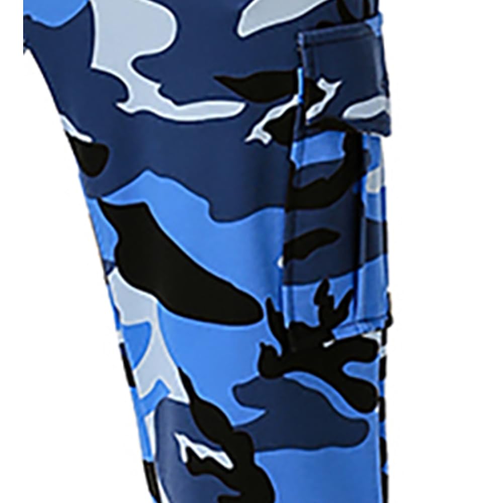 GRAJTCIN Casual Camo Joggers Sweatpants for Men Lightweight Hiking Outdoor Sweatpants Streetwear Pants for Men