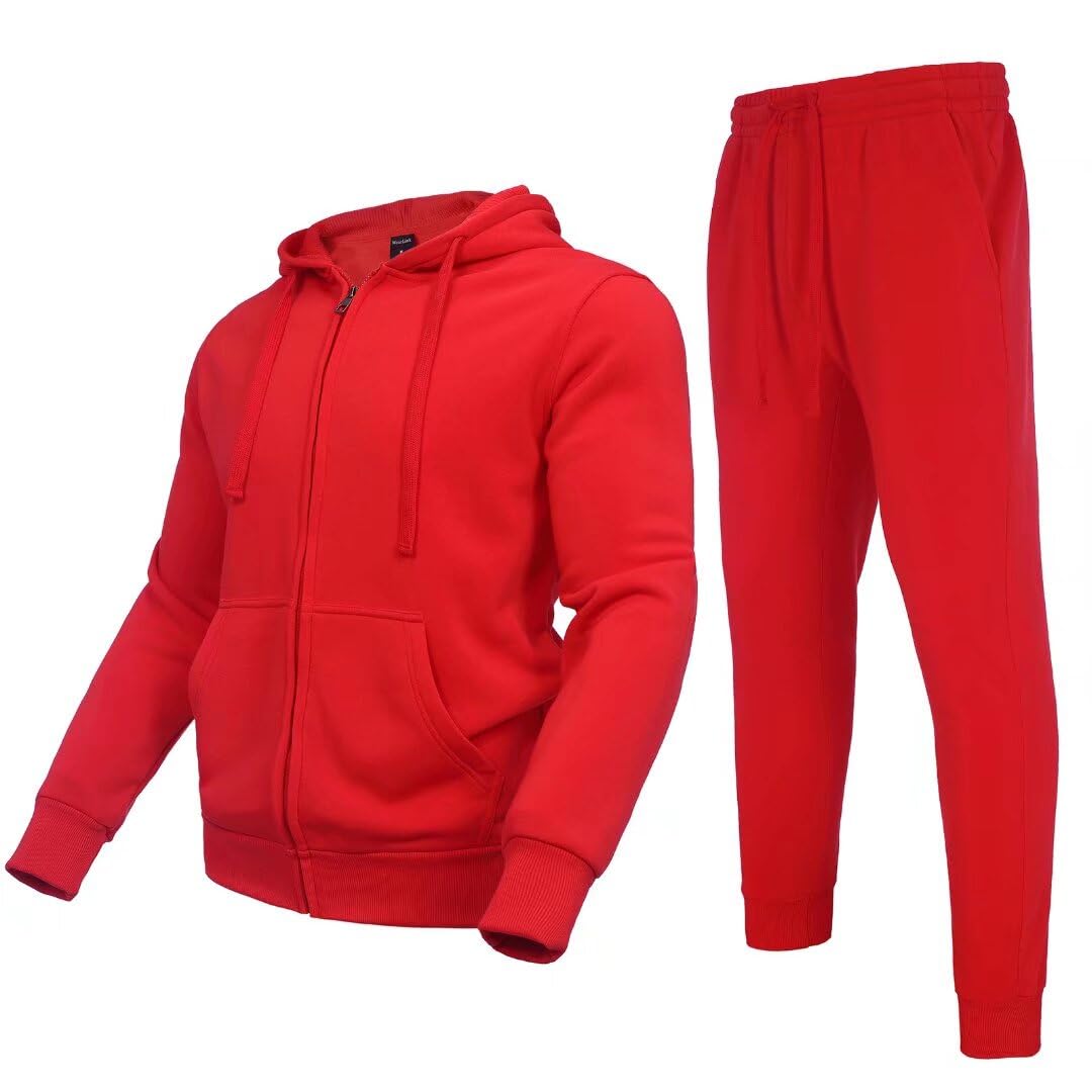 AKsit Men's Sweatsuit 2 Piece Hoodie Tracksuit Set Fashion Activewear Set