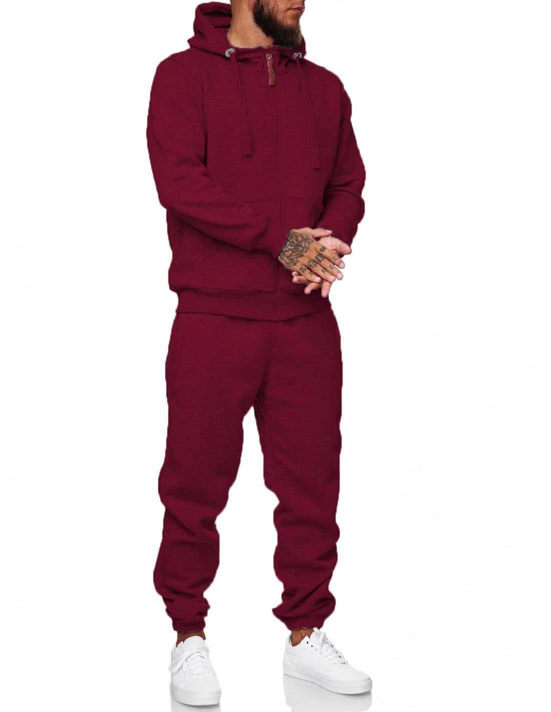 HHGKED Sweat suits men Tracksuits 2 Piece sets Athletic Jogging suits Casual Outfits for men