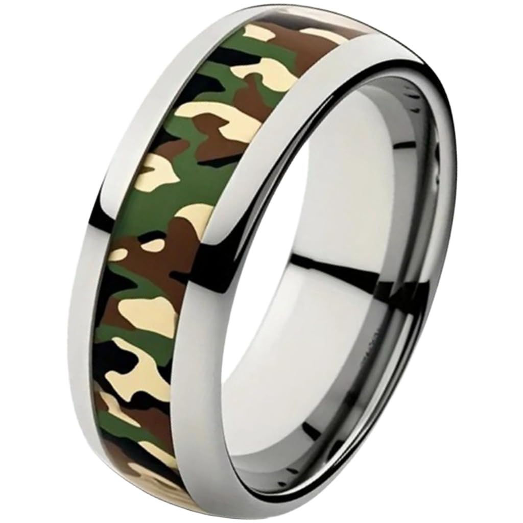 Jude Jewelers 6mm Stainless Steel Camouflage Wedding Band Anniversary Statement Promise Biker Ring