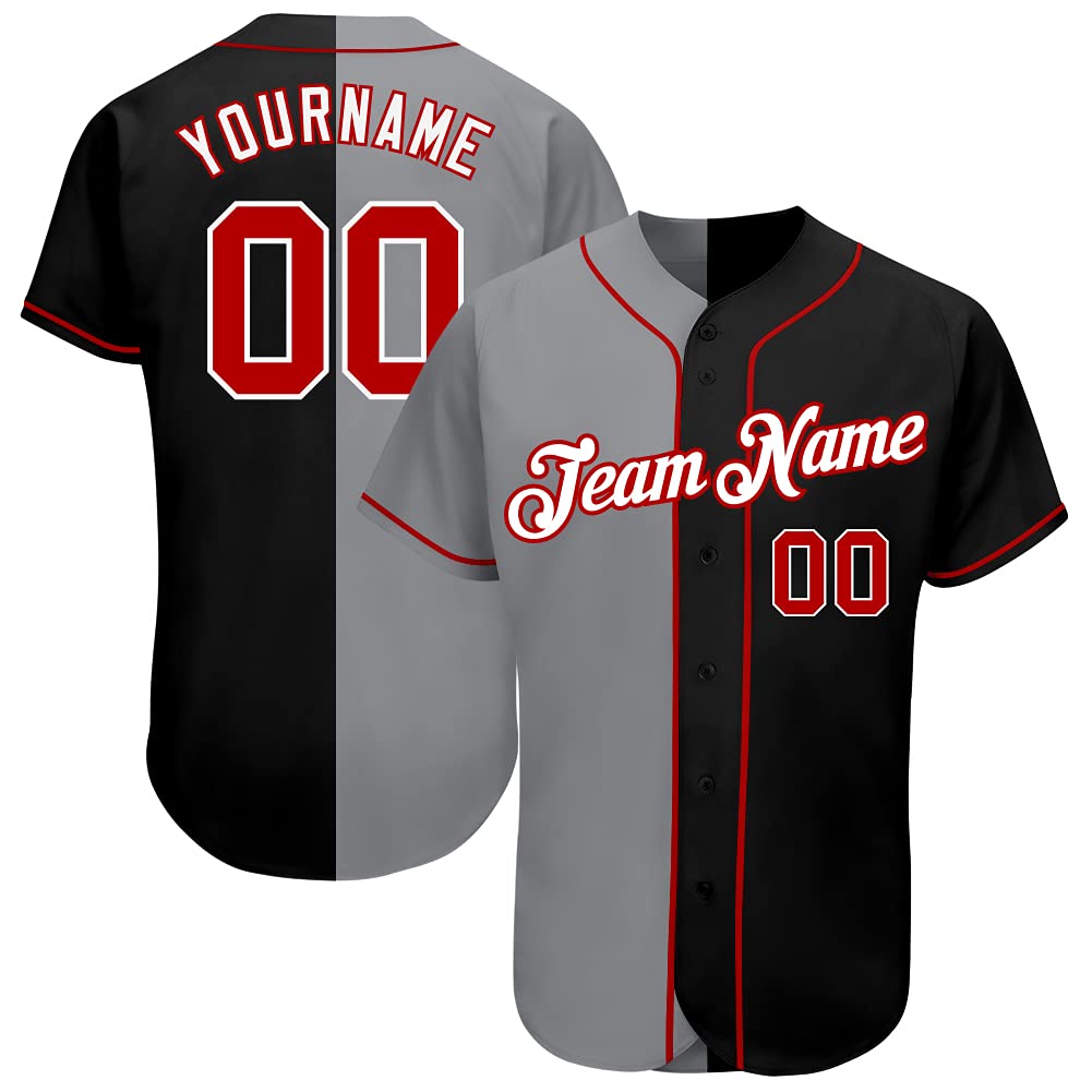 Custom Baseball Jerseys Men Women Youth Boys Personalized Softball Shirts Stitched Button Down Sports Team Uniform