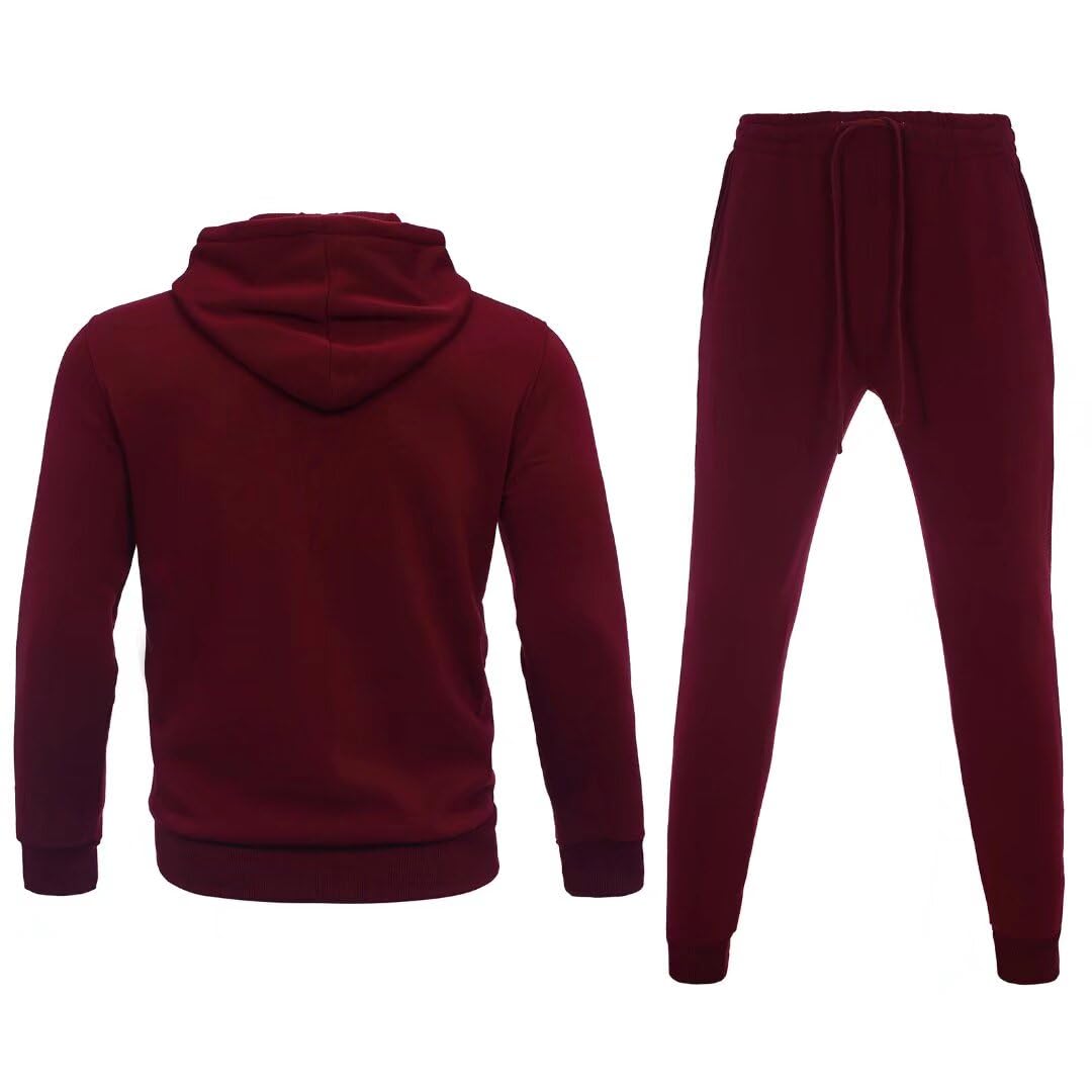 AKsit Men's Sweatsuit 2 Piece Hoodie Tracksuit Set Fashion Activewear Set