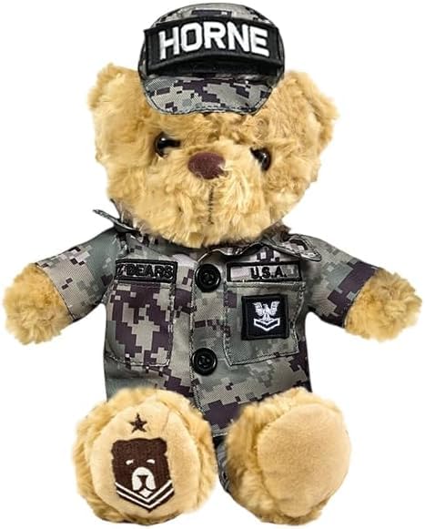 ZZZ Bears Personalized Army Teddy Bear, Gift for Boot Camp Graduates, Veterans & Comforting Loved Ones at Home During Deployment
