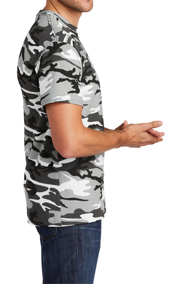 JustBlanks Men's Camouflage Tee Shirts - 100% Cotton Short-Sleeve T- Shirt - Military Camo Crewneck Shirt for Men