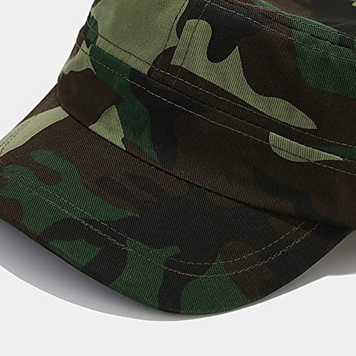 XYIYI Unisex Cotton Basic Cadet Army Cap Everyday Military Style Hat