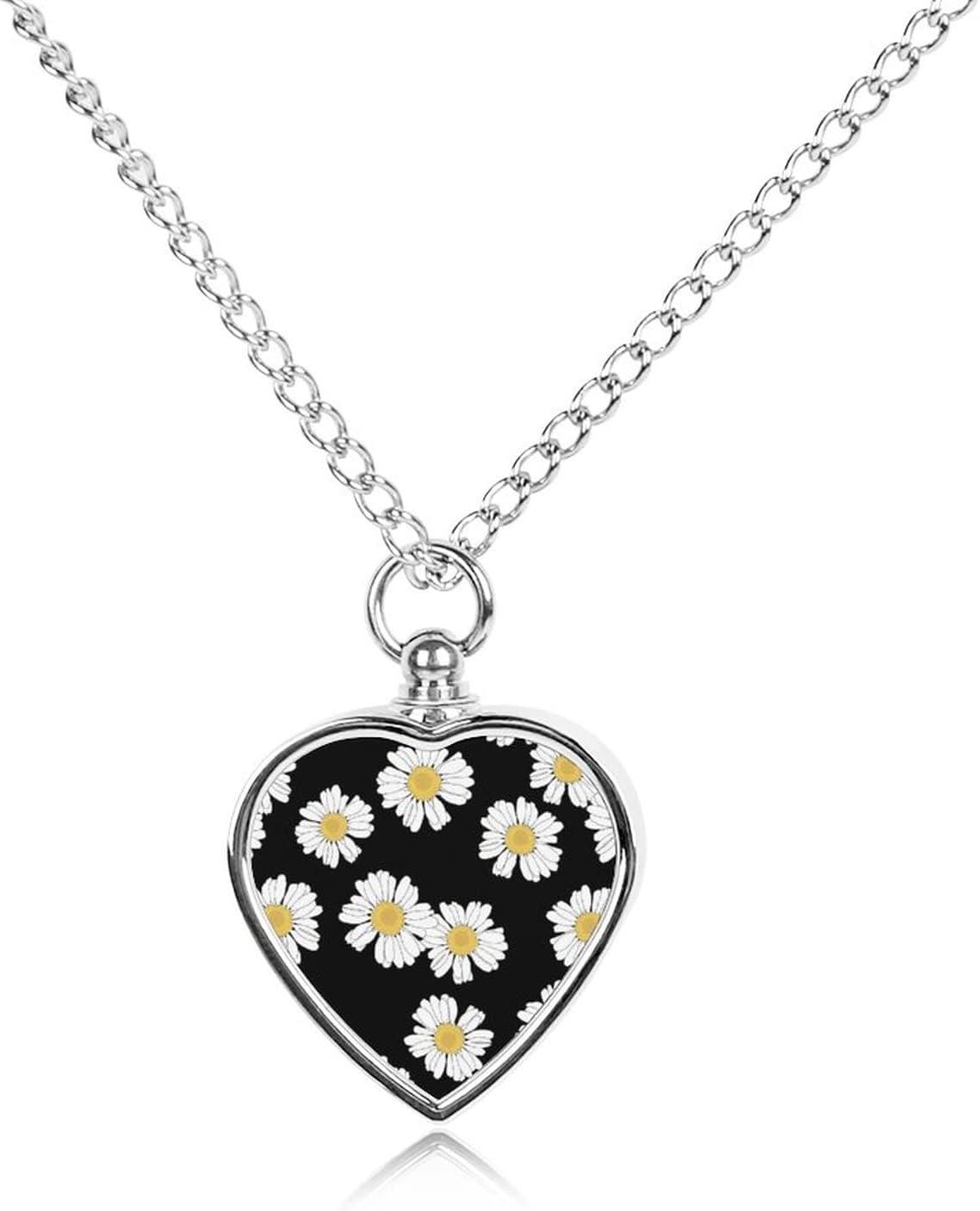 Oyihfvs Pet Urn Necklace Pendant Jewelry, Keepsake Memorial Necklace for Men Women Gift, Alloy Dog Necklace Keychain Tag