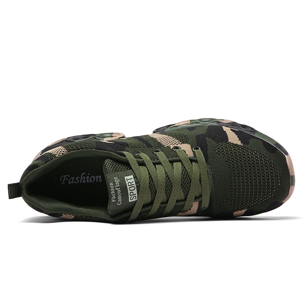WILTENA Womens Mesh Camouflage Shoes Mens Non Slip Sports Running Tennis Sneakers Walking Shoes