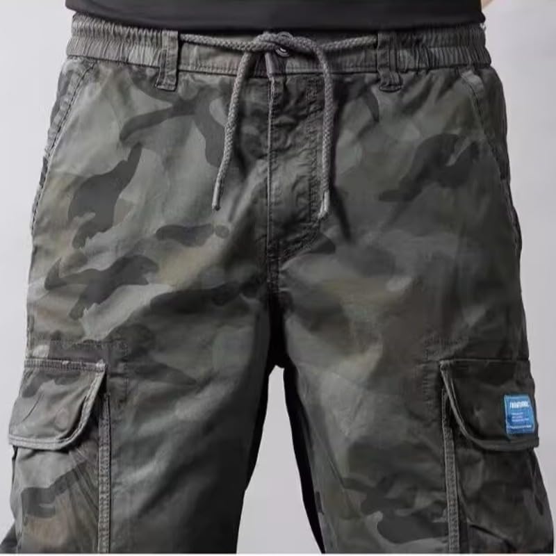 Colorful House Men Camo Cargo Jogger Sweatpants Casual Drawstring Camouflage Cargo Work Pants with Pockets