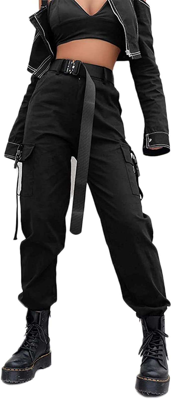 BEJONS Women’s Relaxed Fit All Day High Waist Cargo Pants