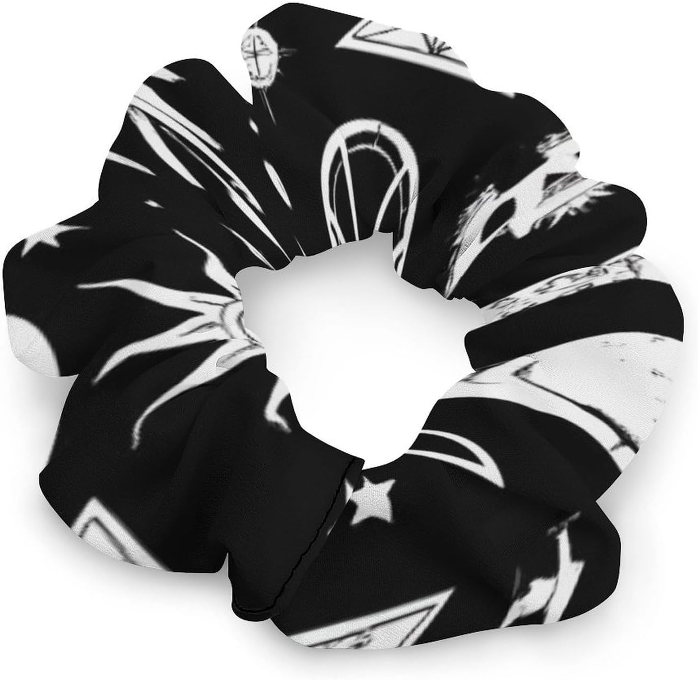 Supdreamc Fashion Hair Scrunchies Spiral Hair Ties for Women Braids, Cool Camo Military Camouflage Adjustable Ponytail Bands Dreadlock Accessories