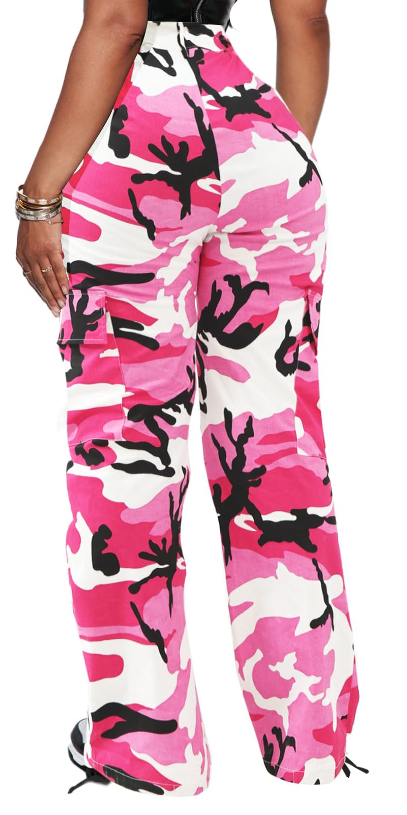 BEJONS Women’s Relaxed Fit All Day High Waist Cargo Pants