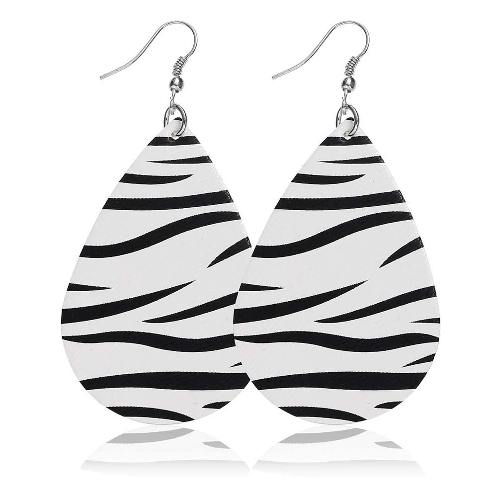 Camo Earrings for Women,Camouflage Leather Dangle Earrings Cool Lightweight Teardrop Green Camouflage Leather Drop Earrings