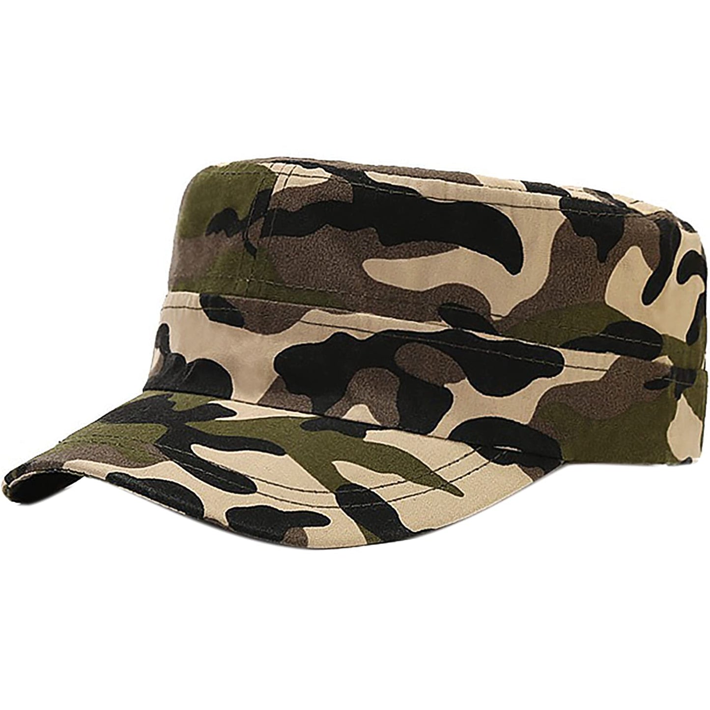 XYIYI Unisex Cotton Basic Cadet Army Cap Everyday Military Style Hat