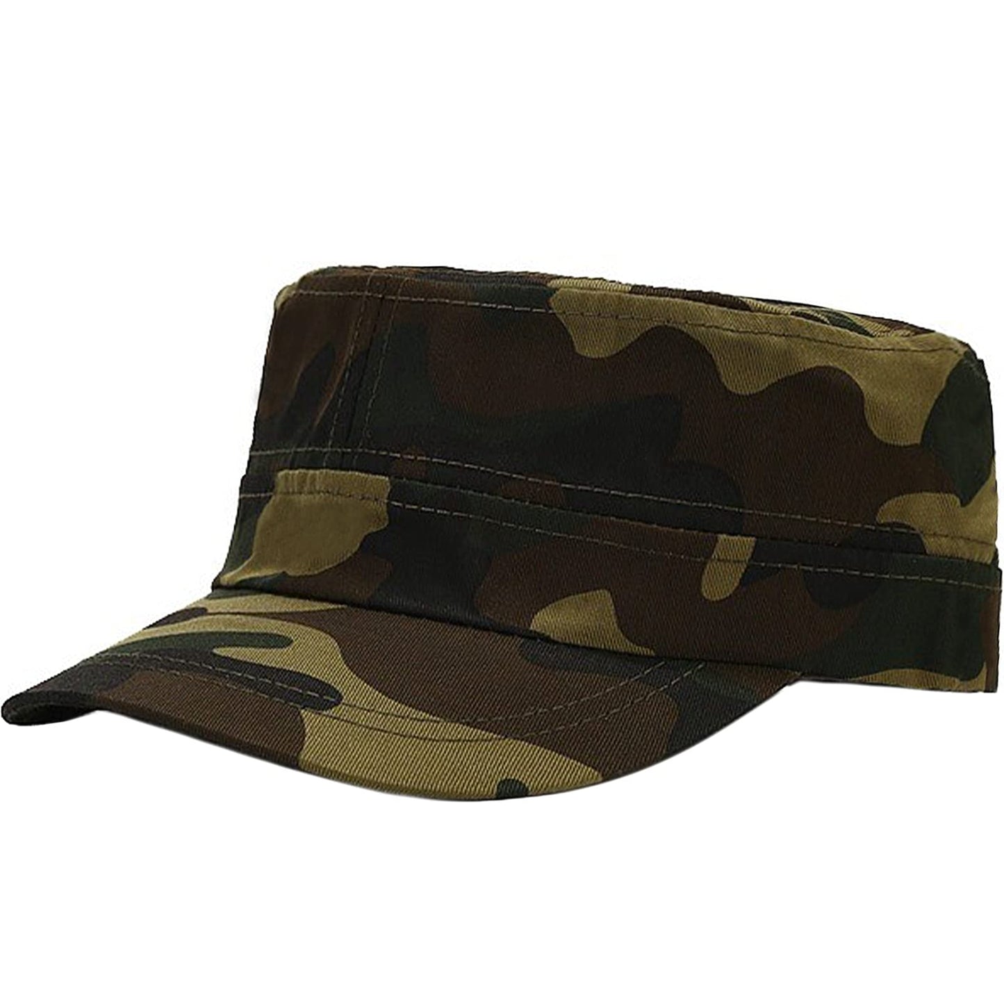 XYIYI Unisex Cotton Basic Cadet Army Cap Everyday Military Style Hat