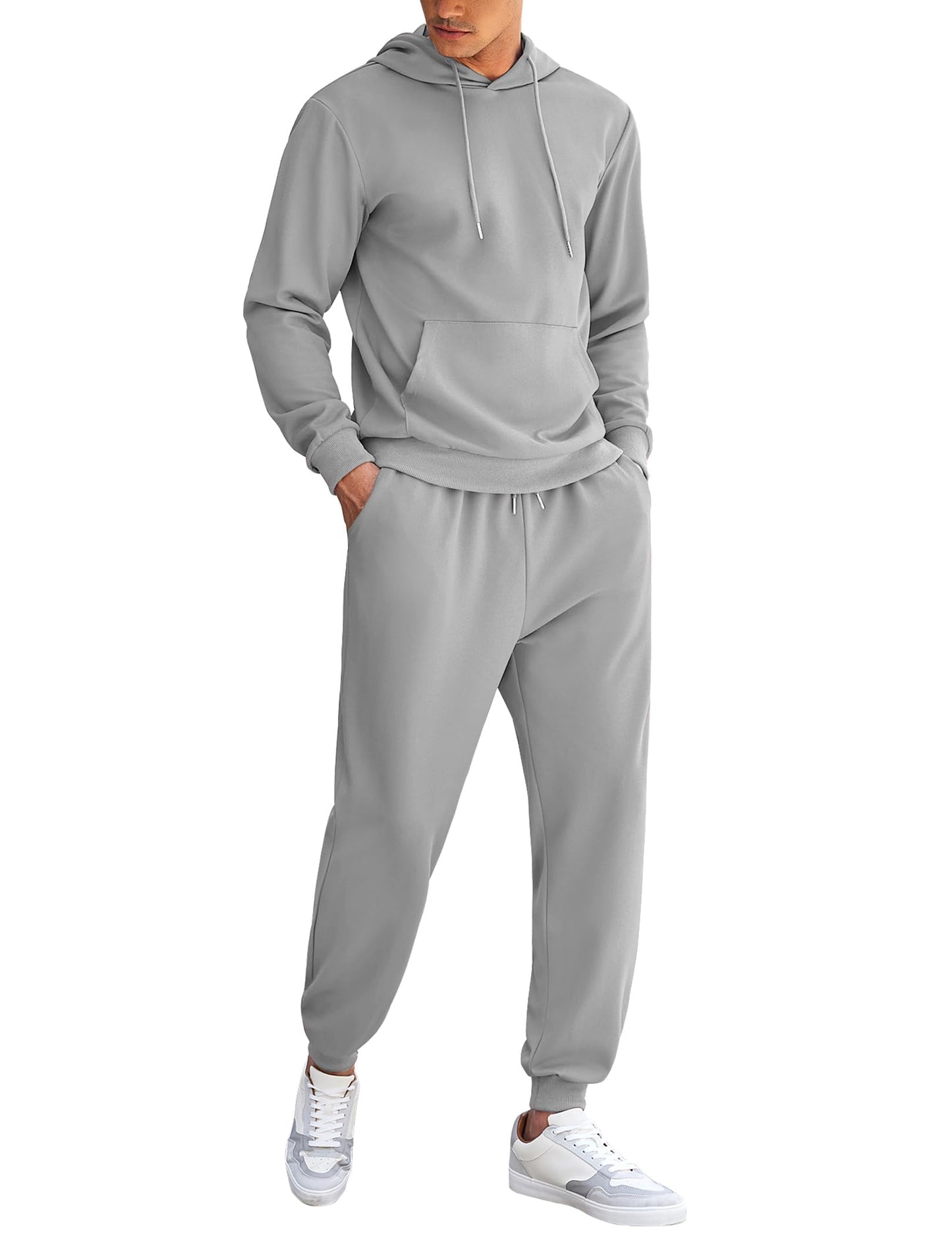 COOFANDY Men's Tracksuit 2 Piece Hooded Athletic Sweatsuits Casual Running Jogging Sport Suit Sets