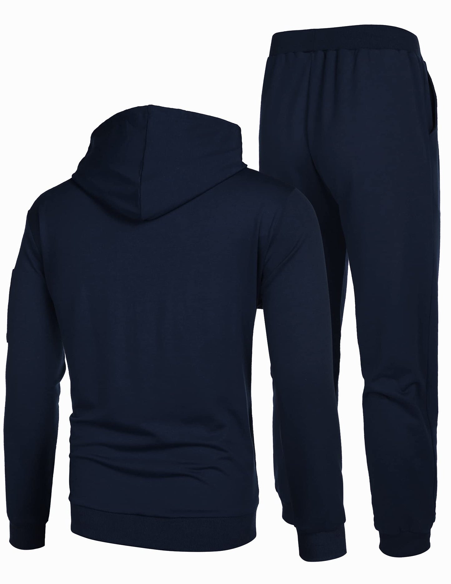 COOFANDY Men's Tracksuit 2 Piece Hooded Athletic Sweatsuits Casual Running Jogging Sport Suit Sets