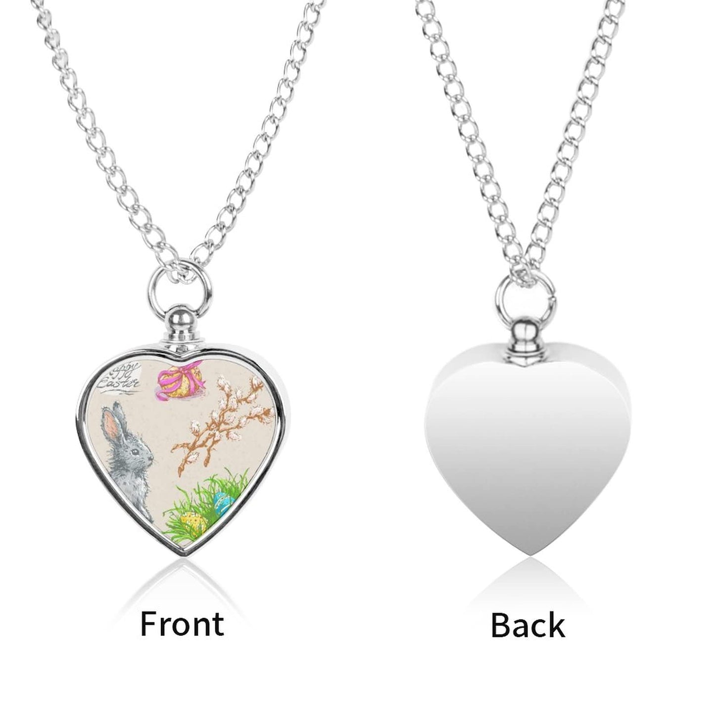 Oyihfvs Pet Urn Necklace Pendant Jewelry, Keepsake Memorial Necklace for Men Women Gift, Alloy Dog Necklace Keychain Tag