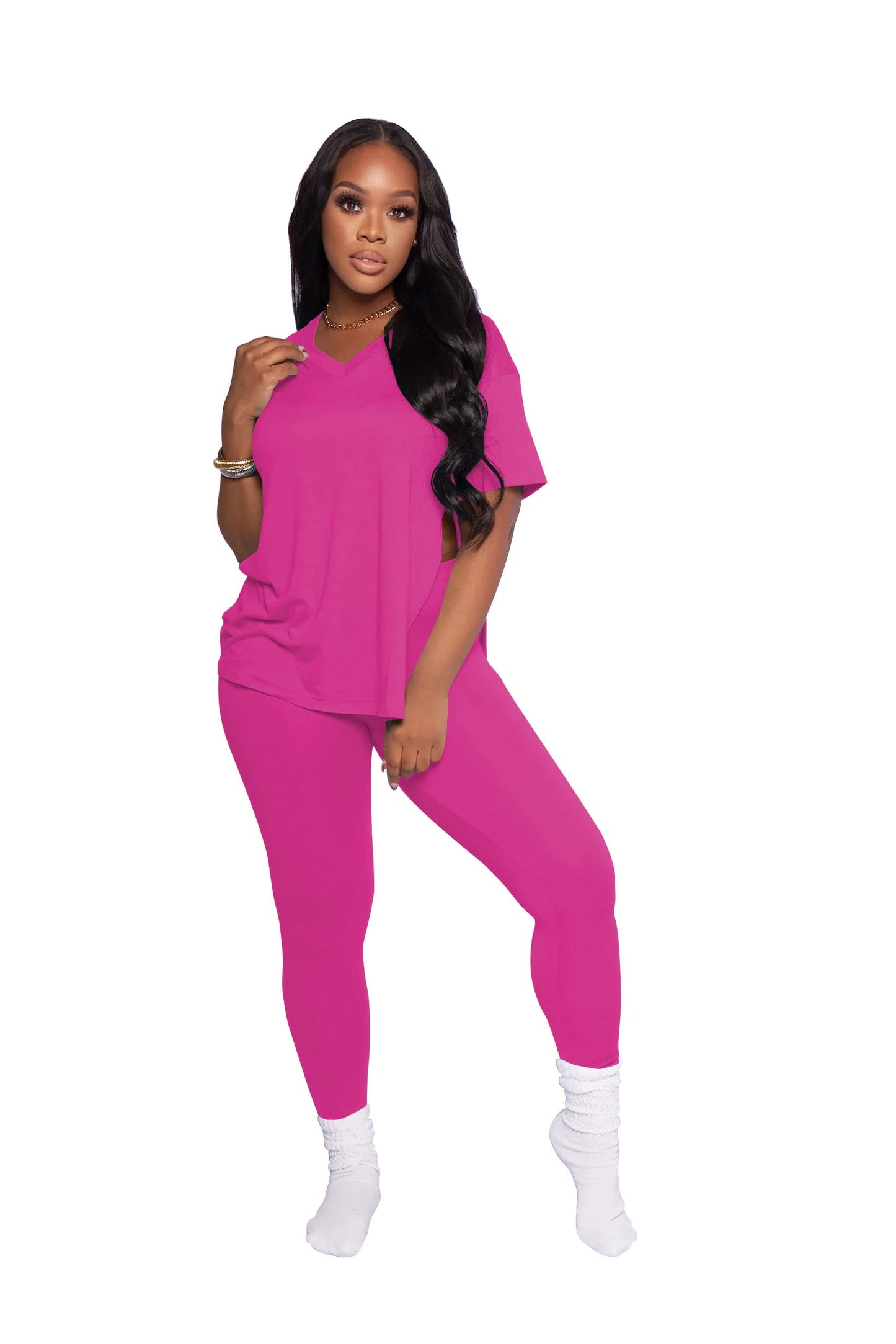 Mrskoala Lounge Sets for Women Two Piece Outfits Pullover Tops and Long Pants Tracksuit Sweatsuits