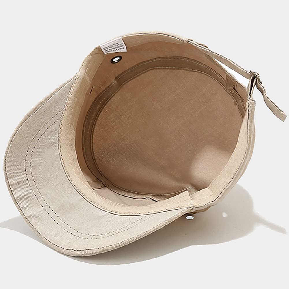 XYIYI Unisex Cotton Basic Cadet Army Cap Everyday Military Style Hat