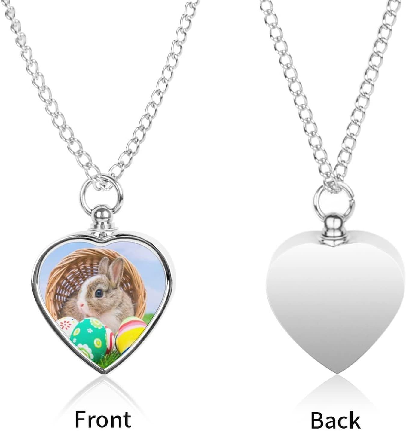 Oyihfvs Pet Urn Necklace Pendant Jewelry, Keepsake Memorial Necklace for Men Women Gift, Alloy Dog Necklace Keychain Tag