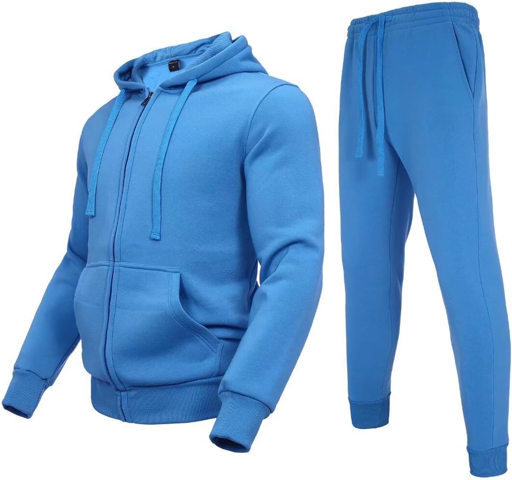 AKsit Men's Sweatsuit 2 Piece Hoodie Tracksuit Set Fashion Activewear Set