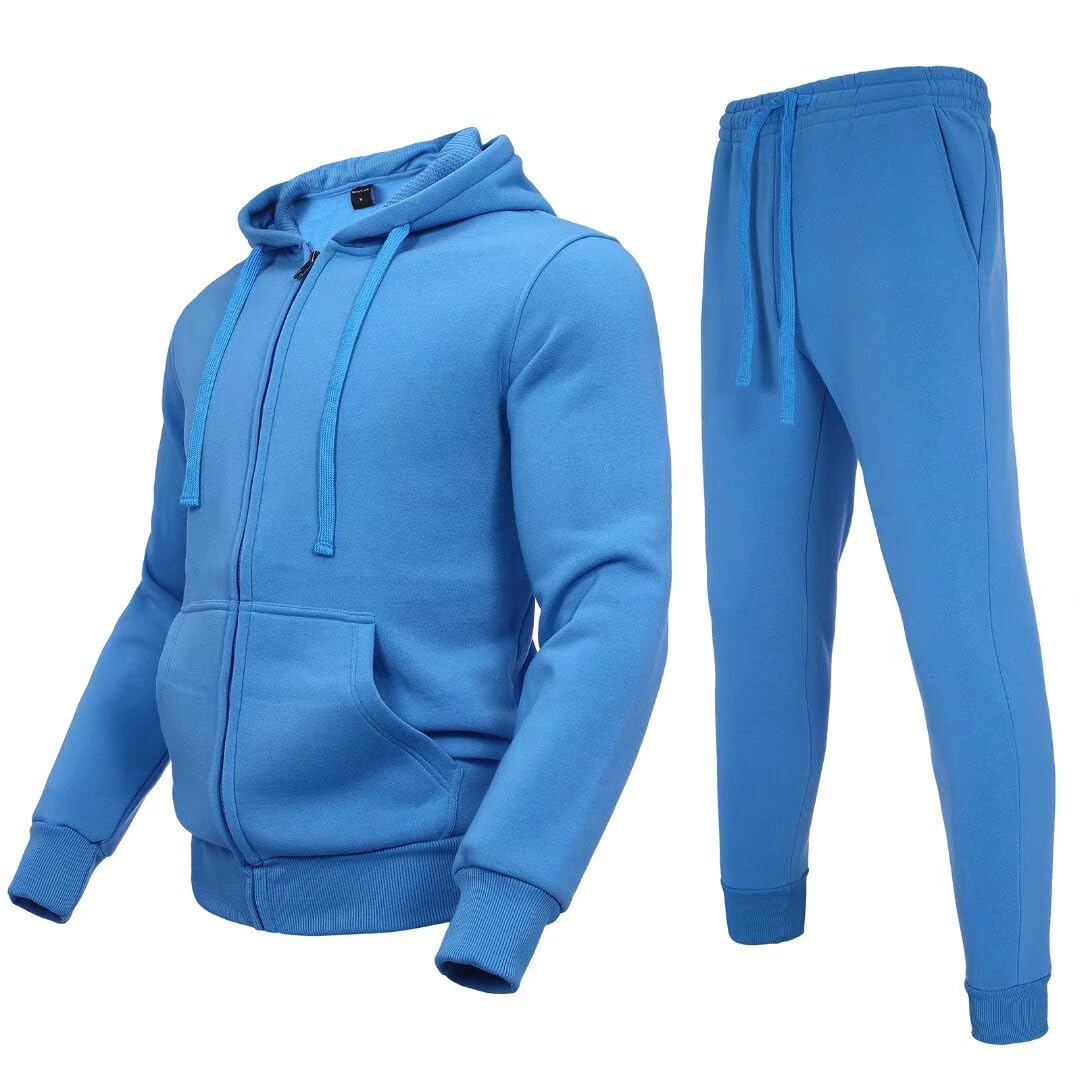 AKsit Men's Sweatsuit 2 Piece Hoodie Tracksuit Set Fashion Activewear Set
