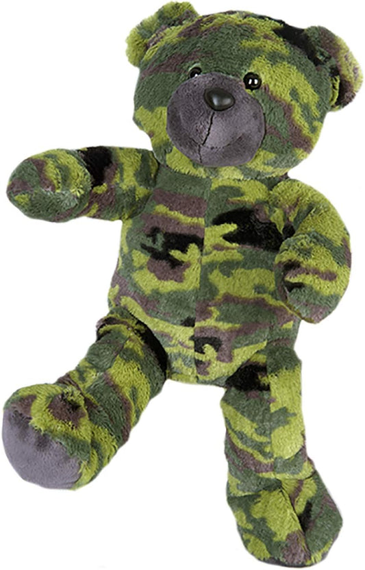 Cuddly Soft 16 inch Stuffed Camo Teddy Bear - We Stuff 'em...You Love 'em!