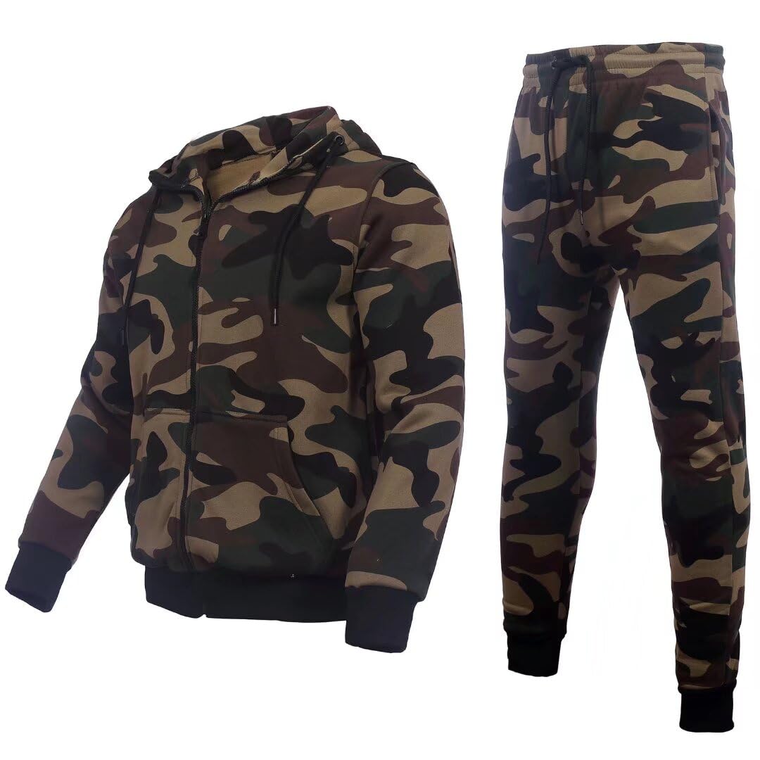 AKsit Men's Sweatsuit 2 Piece Hoodie Tracksuit Set Fashion Activewear Set