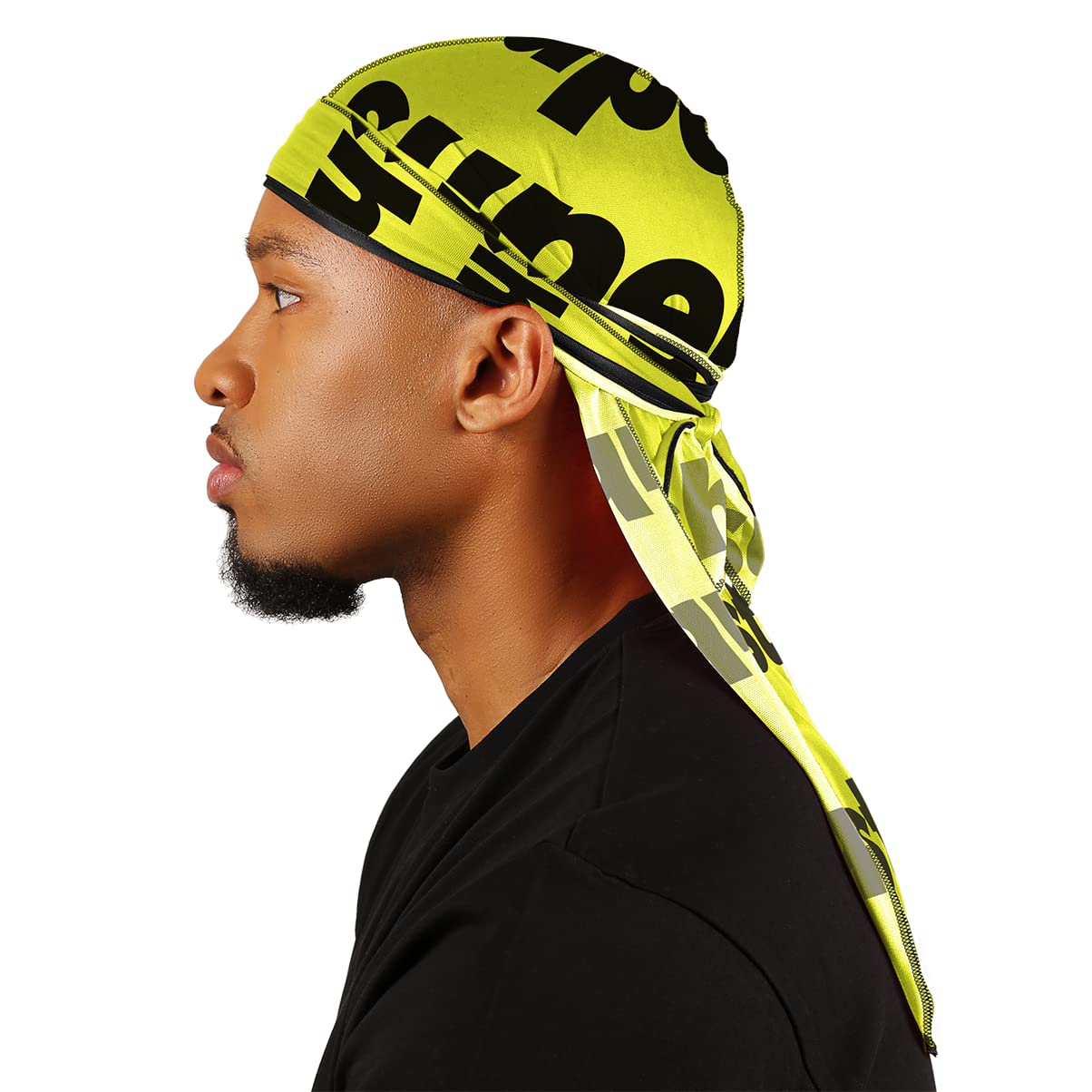 Superstitch Supersilky Ultra Silky Durag x Wavebuilder | 30+ Styles Premium Designer Durags for Men | 360 Waves |Camo Camouflage (Five Star)