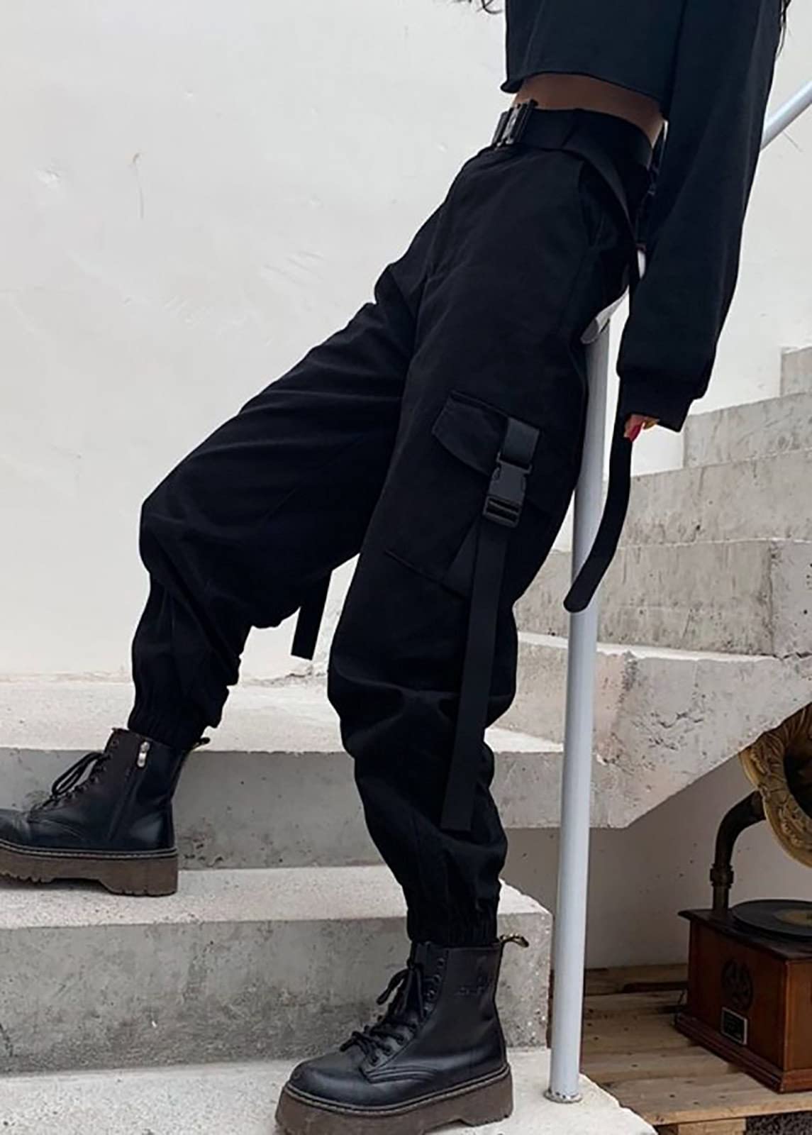 BEJONS Women’s Relaxed Fit All Day High Waist Cargo Pants