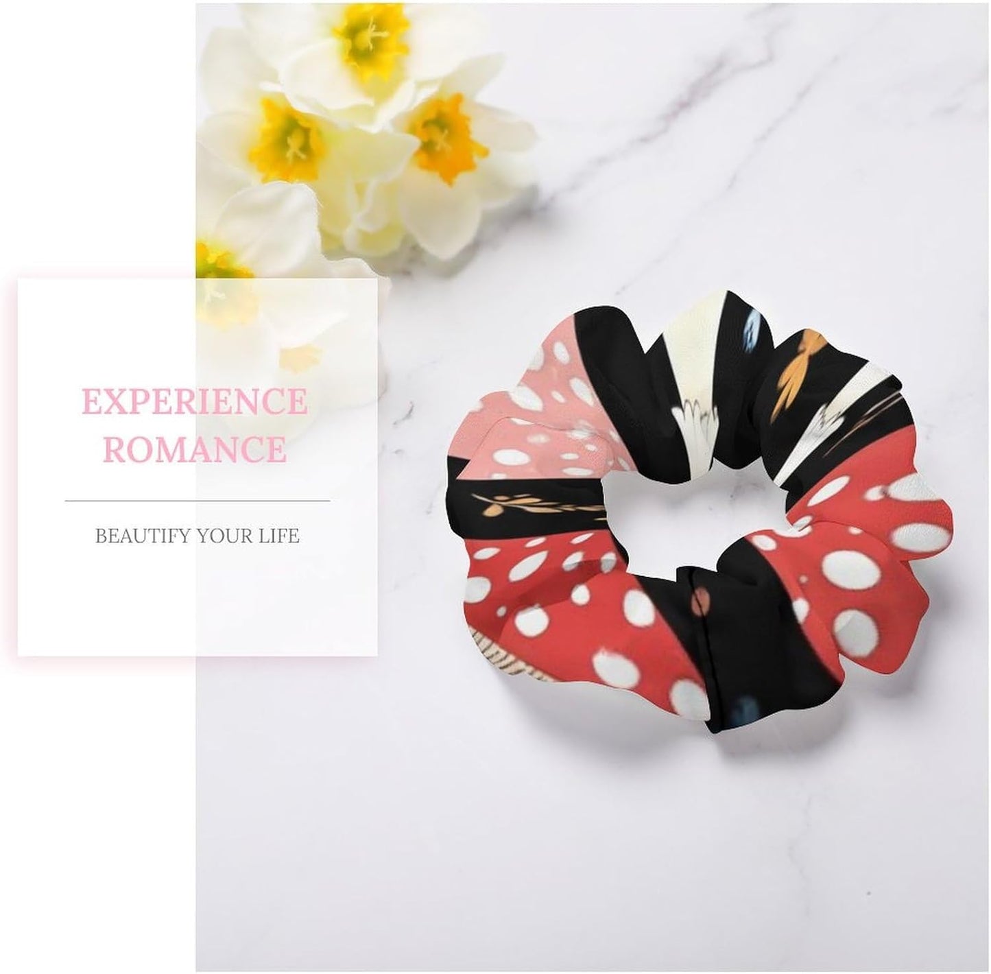 Supdreamc Fashion Hair Scrunchies Spiral Hair Ties for Women Braids, Cool Camo Military Camouflage Adjustable Ponytail Bands Dreadlock Accessories