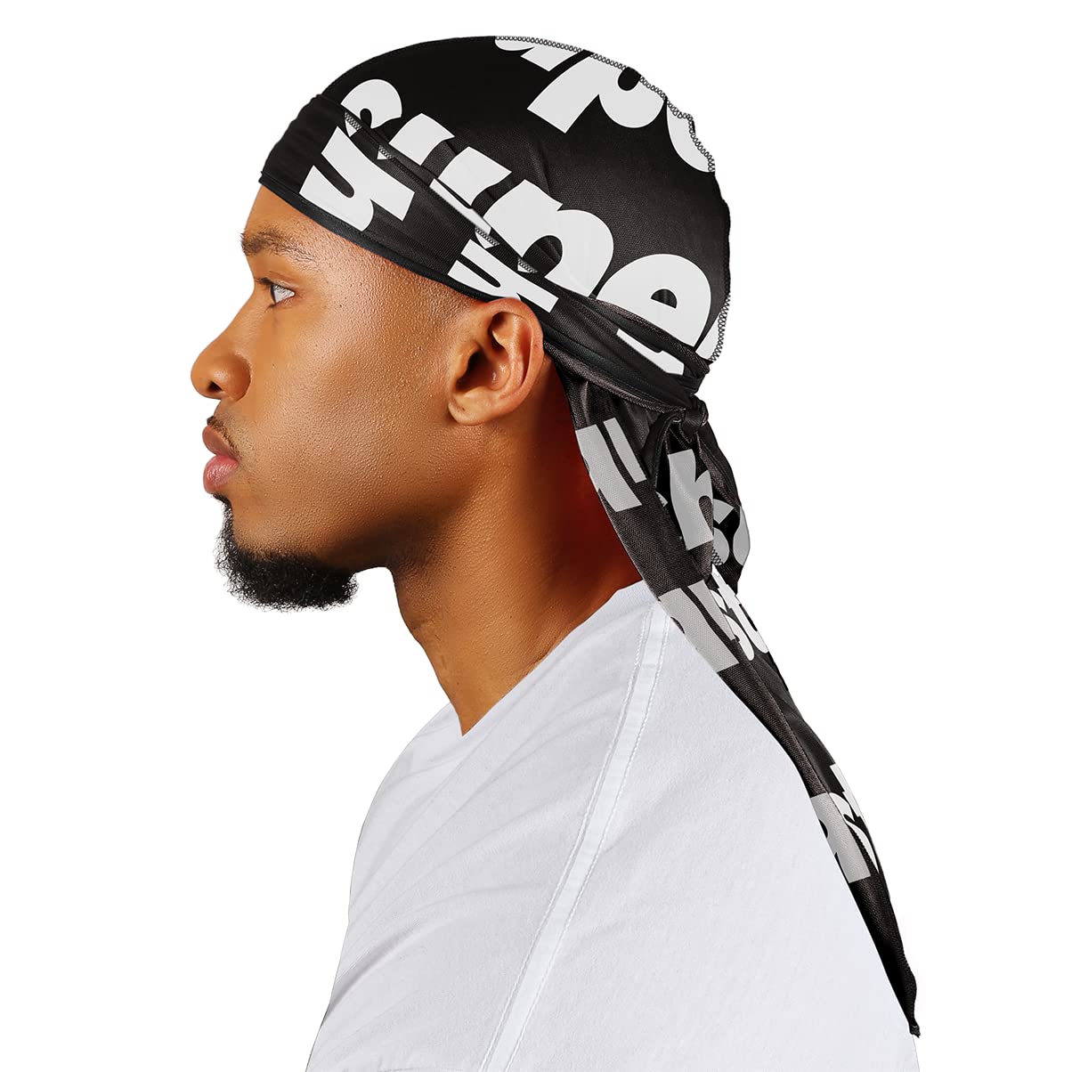 Superstitch Supersilky Ultra Silky Durag x Wavebuilder | 30+ Styles Premium Designer Durags for Men | 360 Waves |Camo Camouflage (Five Star)