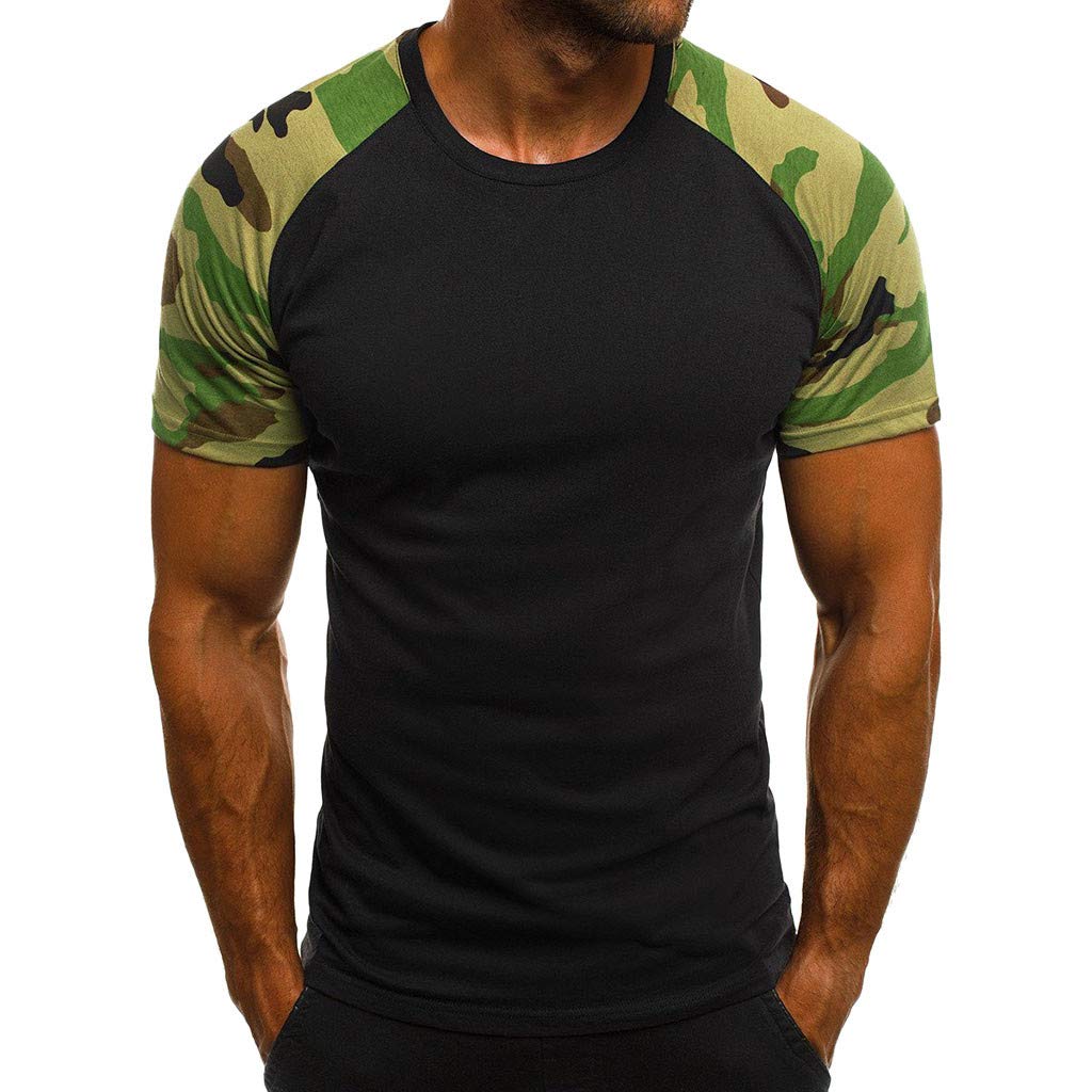 Casual Summer Camouflage Short Sleeve Shirt Plus Size Outdoor Fashion Tees Trendy Blouse T Shirt