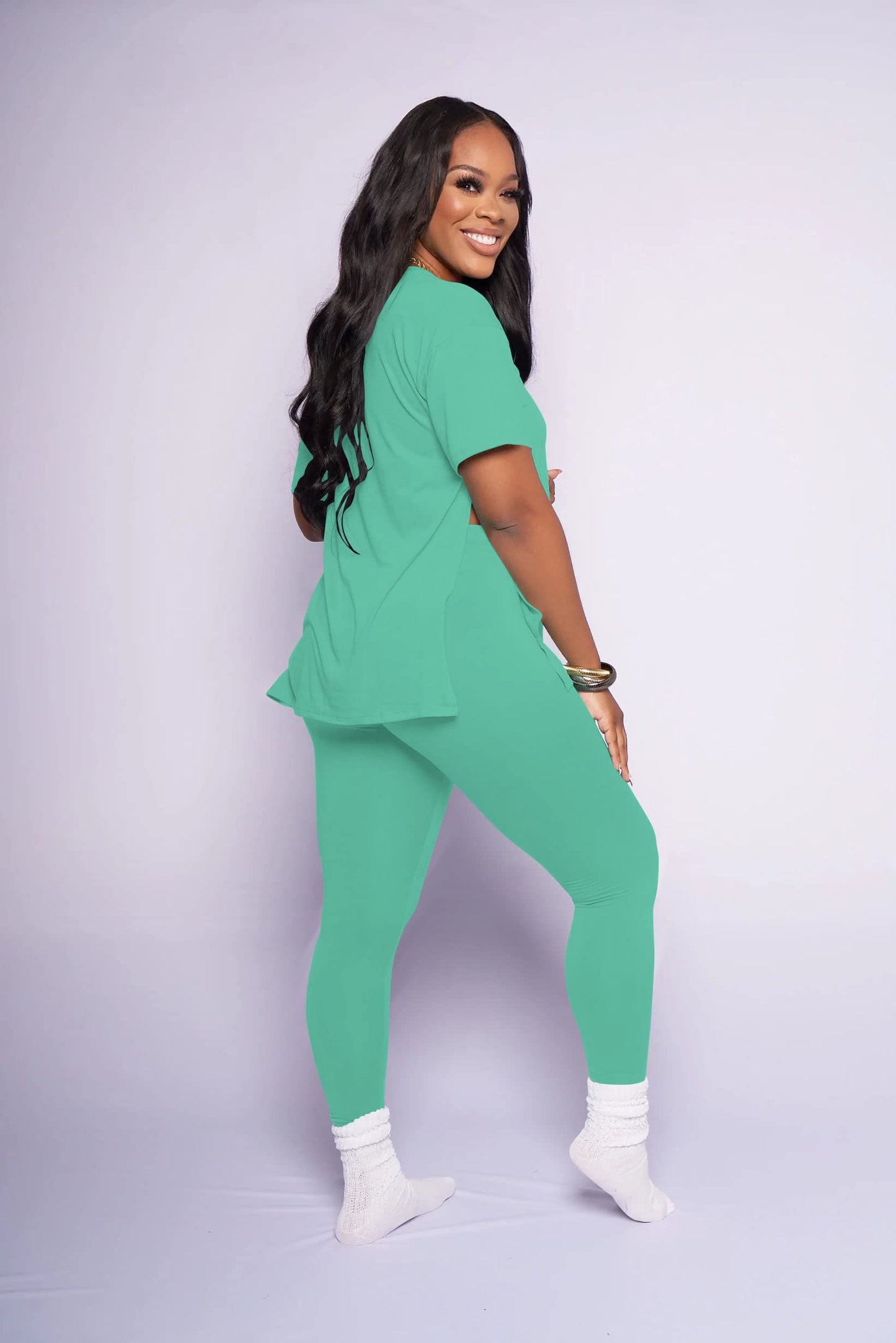 Mrskoala Lounge Sets for Women Two Piece Outfits Pullover Tops and Long Pants Tracksuit Sweatsuits