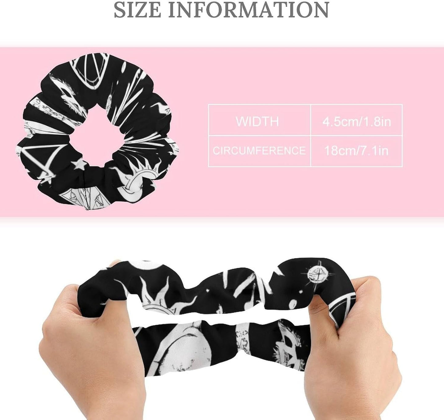 Supdreamc Fashion Hair Scrunchies Spiral Hair Ties for Women Braids, Cool Camo Military Camouflage Adjustable Ponytail Bands Dreadlock Accessories