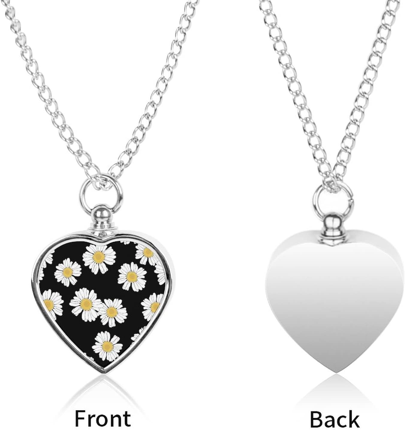 Oyihfvs Pet Urn Necklace Pendant Jewelry, Keepsake Memorial Necklace for Men Women Gift, Alloy Dog Necklace Keychain Tag